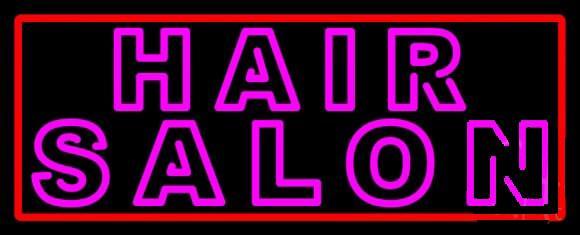 Hair Salon Border Neon Sign